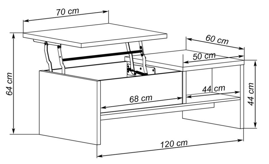 MESA CENTRO ELEVABLE EUROPA