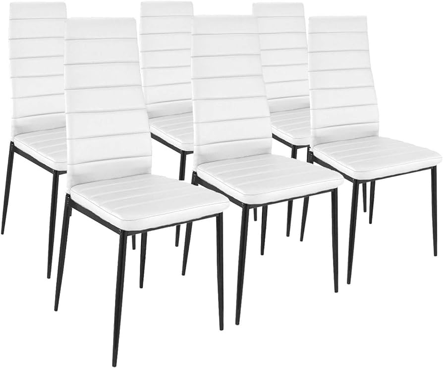 Conjunto de mesa y 6 sillas modelo Emi