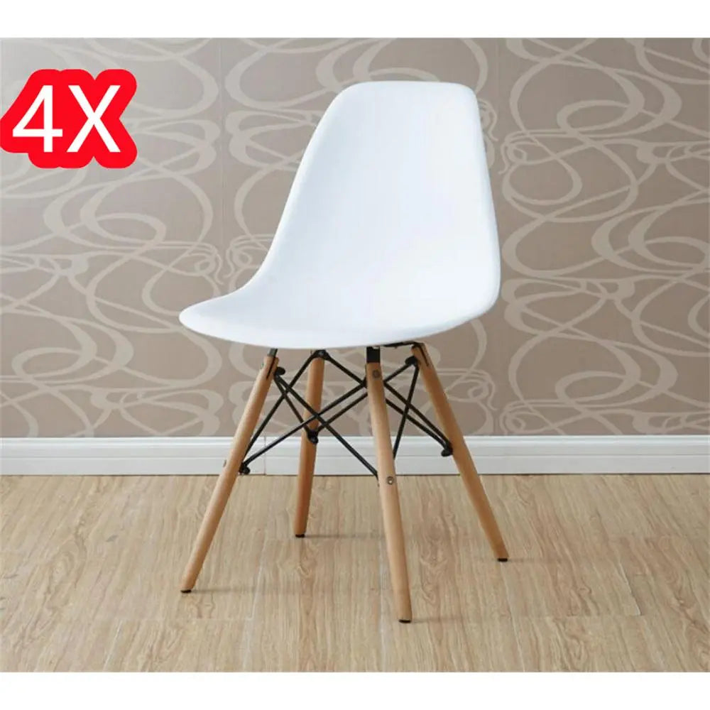 JUEGO DE 4 SILLAS PATAS MADERA MOD.DINAMARCA