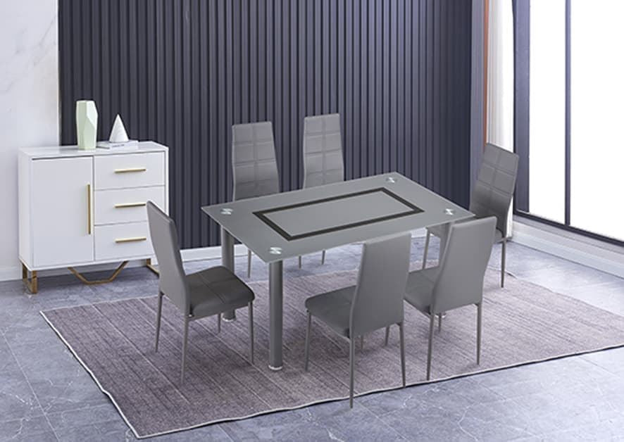 juego de mesa + 6 sillas axiss