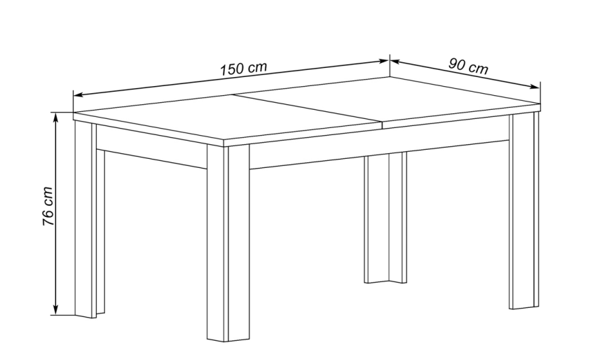 MESA COMEDOR EXTENSIBLE EUROPA
